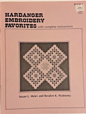 Vintage FAVORITES Hardanger Embroidery Patterns Instructions Nordic Needle 1977